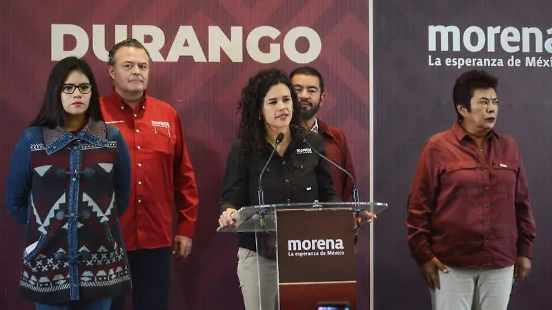 Presidenta de Morena, Luisa María Alcalde visita la ciudad de Durango 